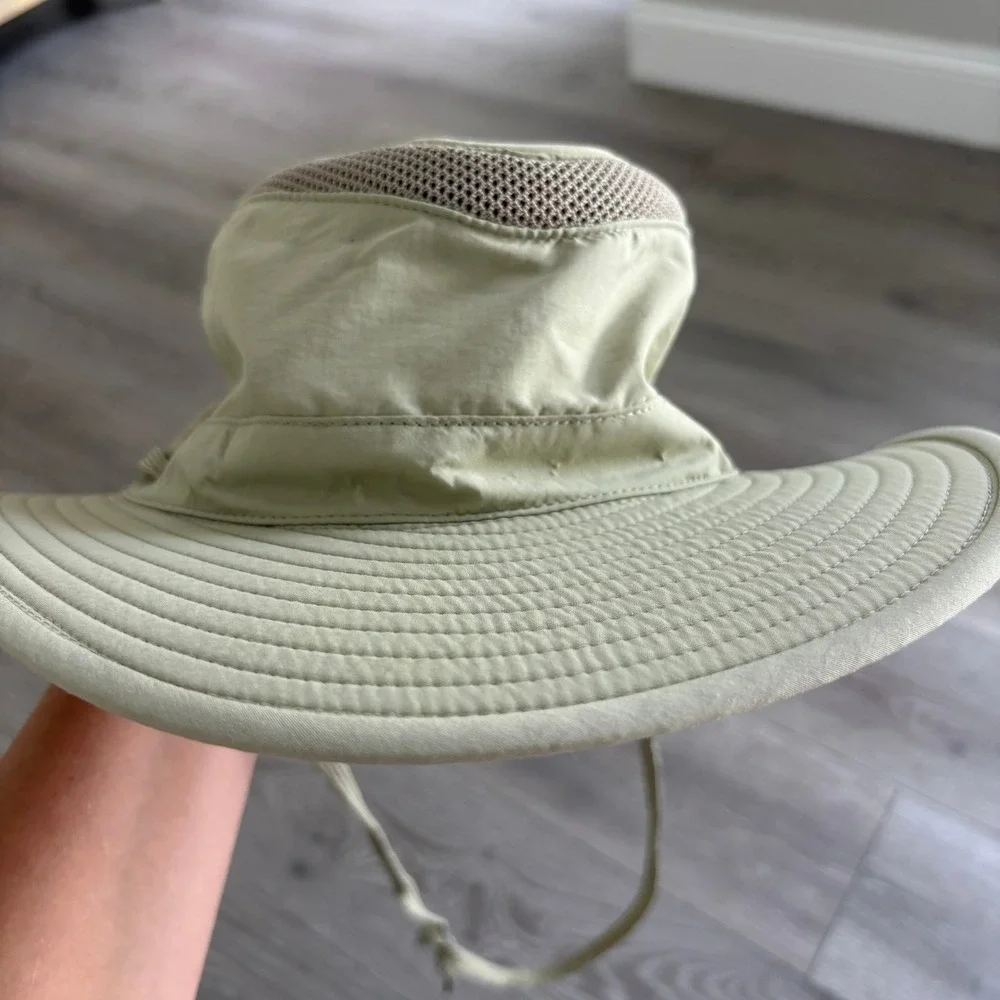 Godfreys Handmade Australian Sun Hat Sage Green Mesh Wide Brim Boonie Hiking Hat